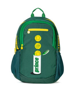 Prince x Smiley Tennis Backpack (Main Compartment + Racket Compartment for Rackets) 2025 green